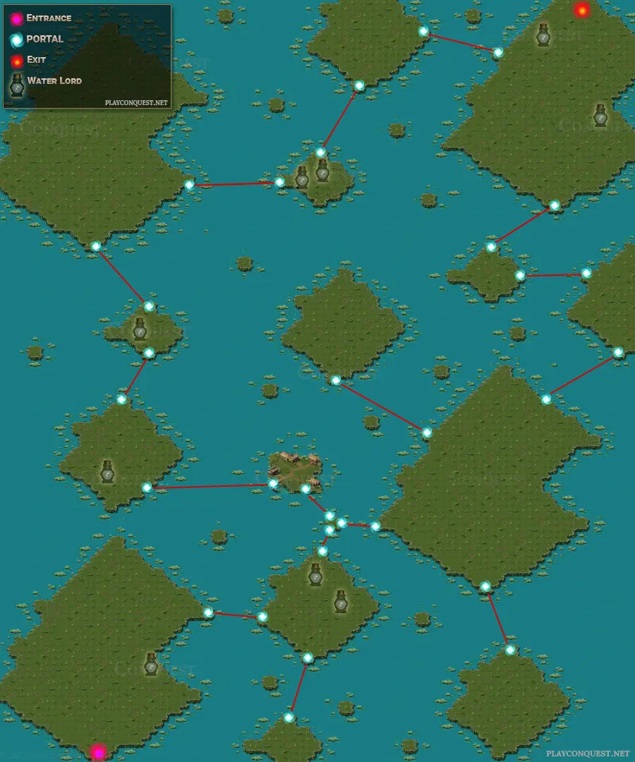 Waterlord Map Layout